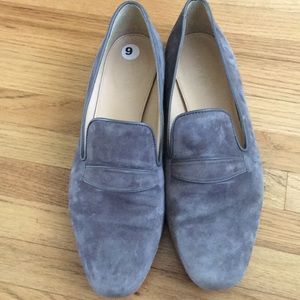 J. Crew women’s 9 suede leather slip on loafer